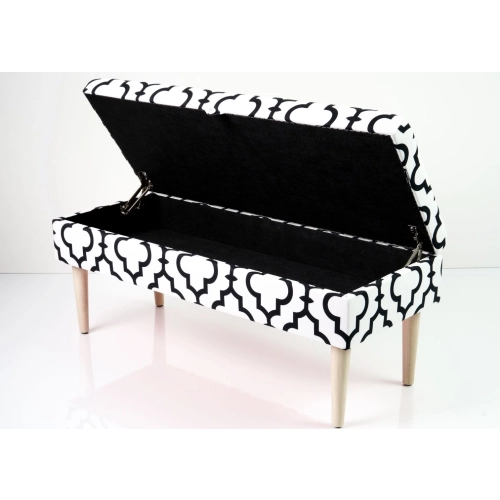 Kufer Tapicerowany Tkanina Arabeska Classic 02 / Model QM-9 Rozmiary od 50 cm do 200 cm