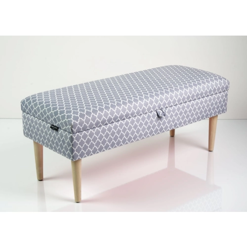 Kufer Tapicerowany Arabeska Soft Velvet 06 / Model QM-9 Rozmiary od 50 cm do 200 cm