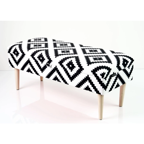 Kufer Tapicerowany Etno Pixel Duży 01 / Model QM-9 Rozmiary od 50 cm do 200 cm