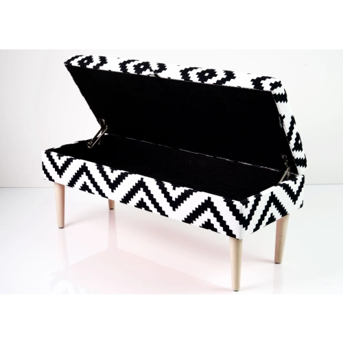 Kufer Tapicerowany Etno Pixel Duży 01 / Model QM-9 Rozmiary od 50 cm do 200 cm