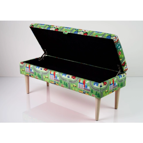 Kufer Tapicerowany Miasto 01 / Model QM-9 Rozmiary od 50 cm do 200 cm