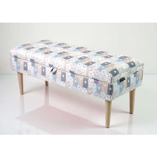 Kufer Tapicerowany Misie 01 / Model QM-9 Rozmiary od 50 cm do 200 cm