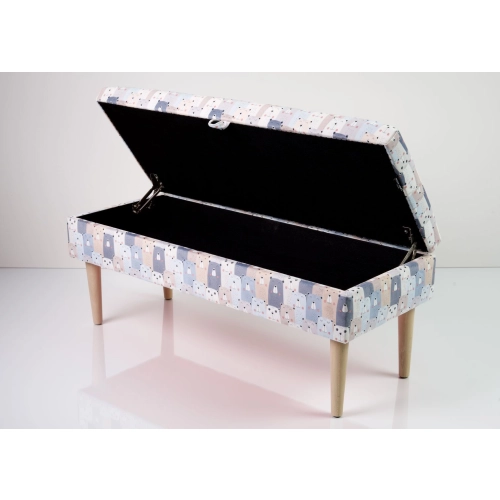 Kufer Tapicerowany Misie 01 / Model QM-9 Rozmiary od 50 cm do 200 cm