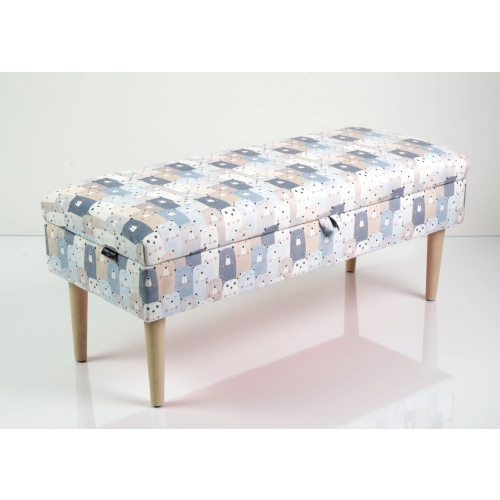 Kufer Tapicerowany Misie 01 / Model QM-9 Rozmiary od 50 cm do 200 cm