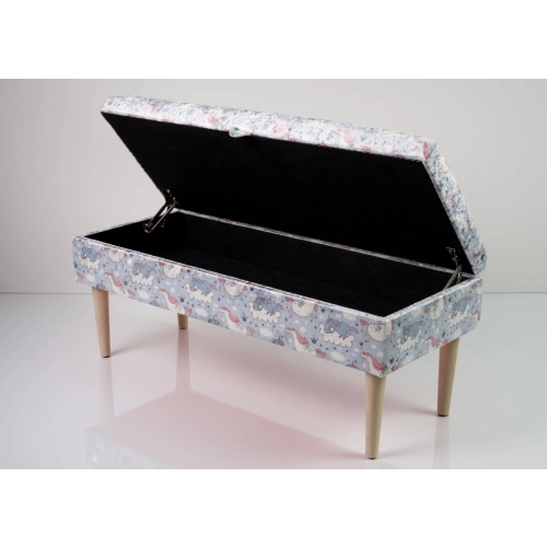 Kufer Tapicerowany Pegazy 01 / Model QM-9 Rozmiary od 50 cm do 200 cm