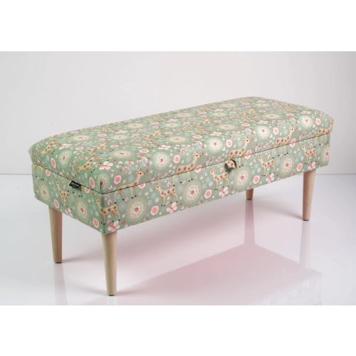 Kufer Tapicerowany Sarenki 01 / Model QM-9 Rozmiary od 50 cm do 200 cm