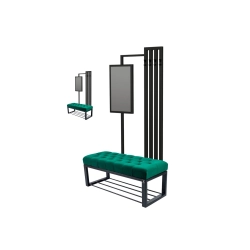 Ławka Industrialna z Wieszakiem