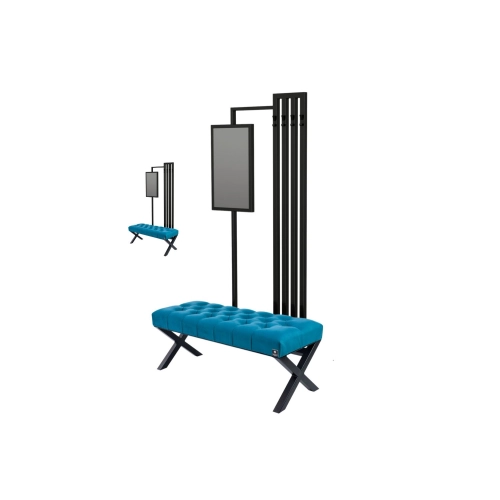 Ławka Industrialna z Wieszakiem