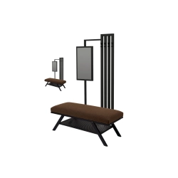 Ławka Industrialna z Wieszakiem