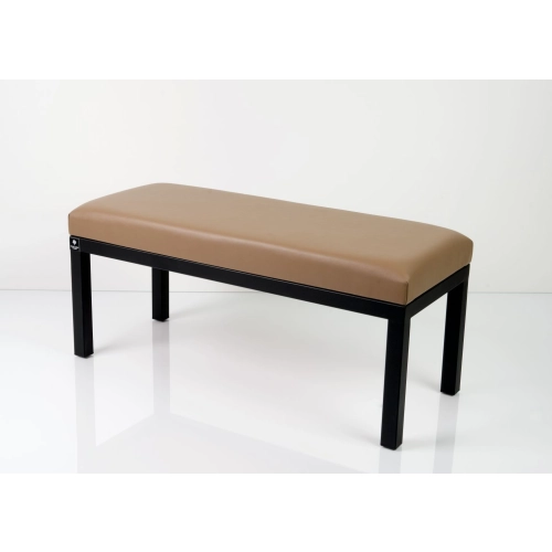 Ławka Pufa Tapicerowana Siedzisko Gładkie Ekoskóra Brązowa LGM-100 Rozmiary od 50 cm do 200 cm