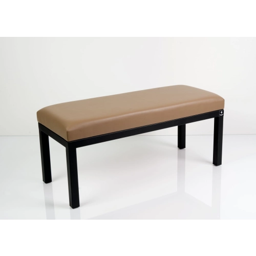 Ławka Pufa Tapicerowana Siedzisko Gładkie Ekoskóra Brązowa LGM-100 Rozmiary od 50 cm do 200 cm