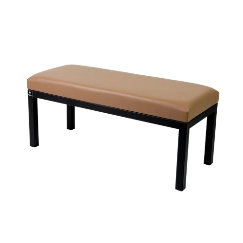 Ławka Pufa Tapicerowana Siedzisko Gładkie Ekoskóra Brązowa LGM-100 Rozmiary od 50 cm do 200 cm