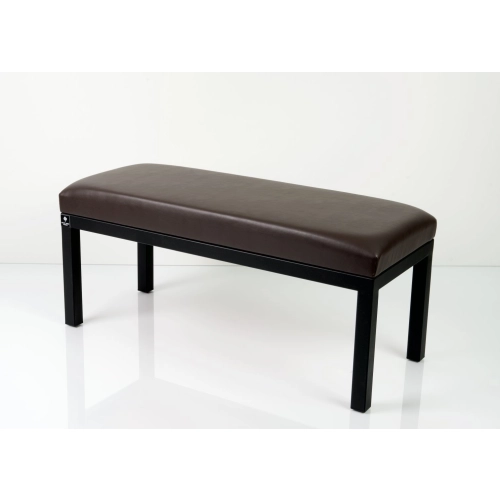 Ławka Pufa Tapicerowana Siedzisko Gładkie Ekoskóra Brązowa LGM-100 Rozmiary od 50 cm do 200 cm