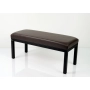 Ławka Pufa Tapicerowana Siedzisko Gładkie Ekoskóra Brązowa LGM-100 Rozmiary od 50 cm do 200 cm