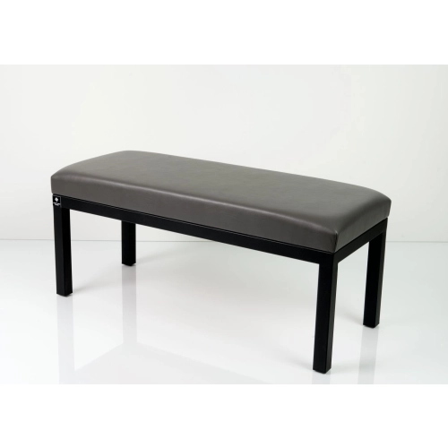 Ławka Pufa Tapicerowana Siedzisko Gładkie Ekoskóra Grafitowa LGM-100 Rozmiary od 50 cm do 200 cm