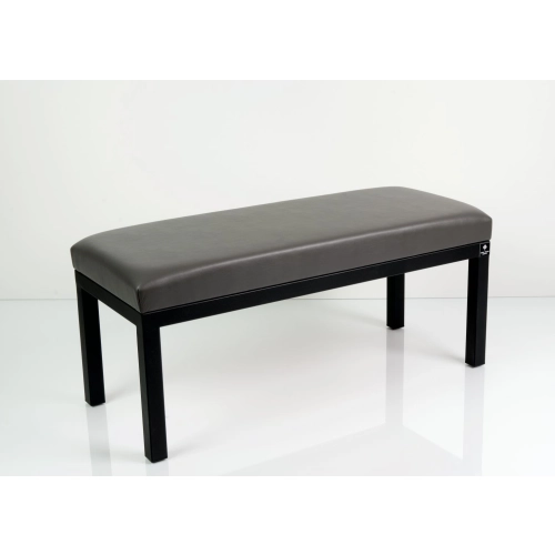 Ławka Pufa Tapicerowana Siedzisko Gładkie Ekoskóra Grafitowa LGM-100 Rozmiary od 50 cm do 200 cm