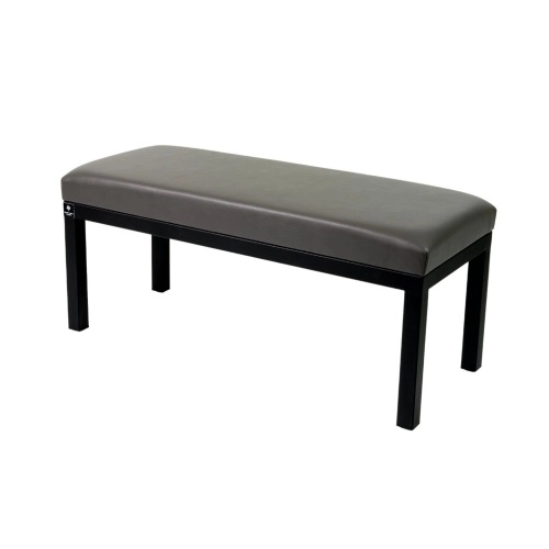 Ławka Pufa Tapicerowana Siedzisko Gładkie Ekoskóra Grafitowa LGM-100 Rozmiary od 50 cm do 200 cm