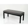 Ławka Pufa Tapicerowana Siedzisko Gładkie Ekoskóra Grafitowa LGM-100 Rozmiary od 50 cm do 200 cm
