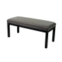 Ławka Pufa Tapicerowana Siedzisko Gładkie Ekoskóra Grafitowa LGM-100 Rozmiary od 50 cm do 200 cm