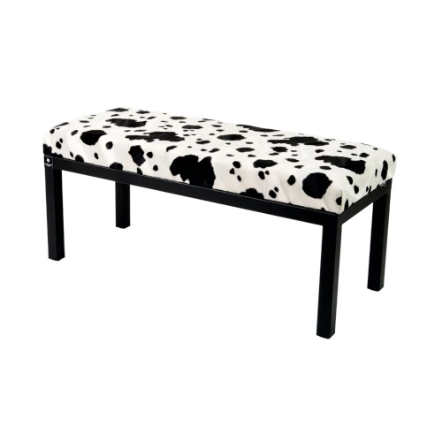 Ławka Pufa Tapicerowana Siedzisko Gładkie Futerko Krówka LGM-100 Rozmiary od 50 cm do 200 cm