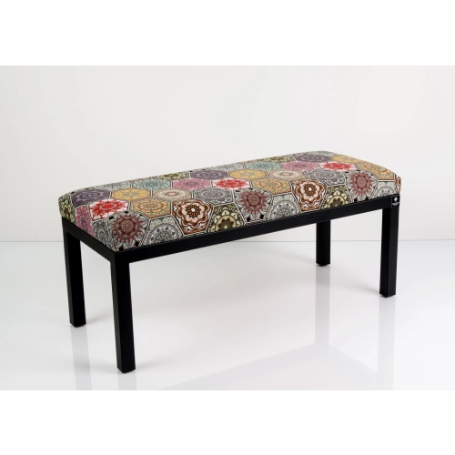 Ławka Pufa Tapicerowana Siedzisko Gładkie Hexagony Mandala LGM-100 Rozmiary od 50 cm do 200 cm