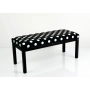 Ławka Pufa Tapicerowana Siedzisko Gładkie Koła Polka Dot LGM-100 Rozmiary od 50 cm do 200 cm