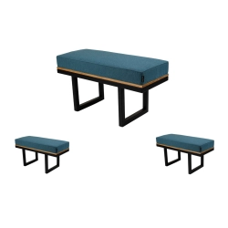 Ławka Metalowa Tapicerowana Hamilton 2811 LGM-106 Rozmiary od 50 cm do 200 cm