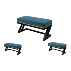 Ławka Metalowa Tapicerowana Hamilton 2811 LGM-107 Rozmiary od 50 cm do 200 cm