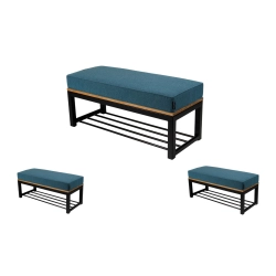 Ławka Metalowa Tapicerowana Hamilton 2811 LGM-109 Rozmiary od 50 cm do 200 cm