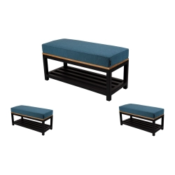 Ławka Metalowa Tapicerowana Hamilton 2811 LGM-116 Rozmiary od 50 cm do 200 cm