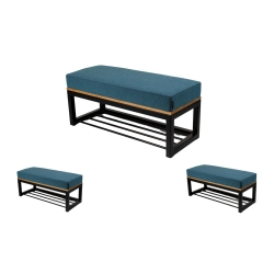 Ławka Metalowa Tapicerowana Hamilton 2811 LGM-117 Rozmiary od 50 cm do 200 cm