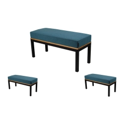 Ławka Metalowa Tapicerowana Hamilton 2811 LGM-118 Rozmiary od 50 cm do 200 cm