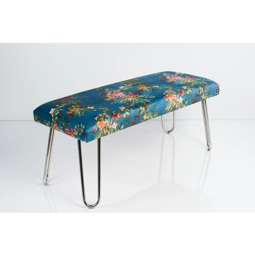 Ławka Pufa Tapicerowana Paradis 05 LGM-12 Nóżki Chromowe Rozmiary od 50 cm do 120 cm