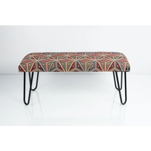 Ławka Pufa Tapicerowana Malawi LGM-12 Nóżki Czarne Rozmiary od 50 cm do 120 cm