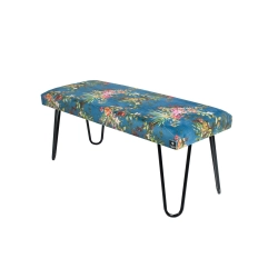 Ławka Pufa Tapicerowana Paradis 05 LGM-12 Nóżki Czarne Rozmiary od 50 cm do 120 cm