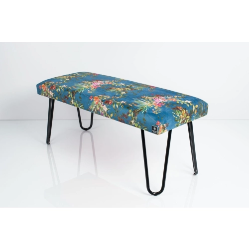 Ławka Pufa Tapicerowana Paradis 05 LGM-12 Nóżki Czarne Rozmiary od 50 cm do 120 cm