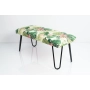 Ławka Pufa Tapicerowana Tropic 01 LGM-12 Nóżki Czarne Rozmiary od 50 cm do 120 cm
