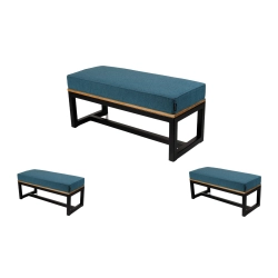 Ławka Metalowa Tapicerowana Hamilton 2811 LGM-120 Rozmiary od 50 cm do 200 cm