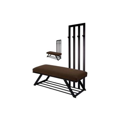 Ławka Industrialna z Wieszakiem