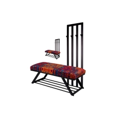 Ławka Industrialna z Wieszakiem