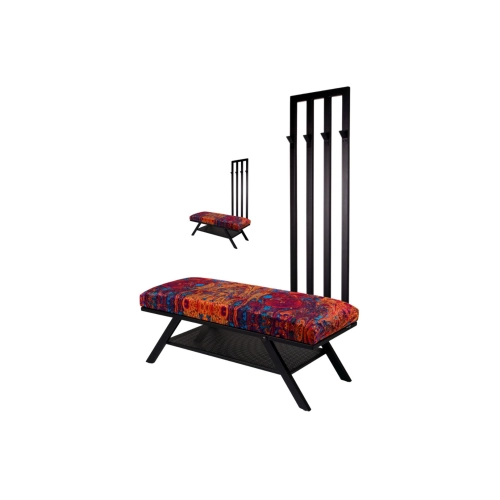 Ławka Industrialna z Wieszakiem