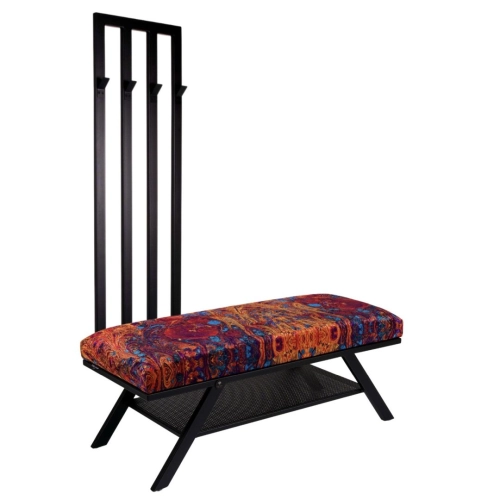 Ławka Industrialna z Wieszakiem