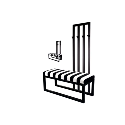 Ławka Industrialna z Wieszakiem