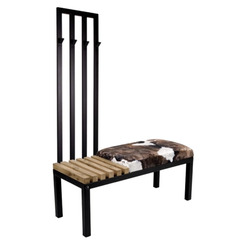 Ławka Industrialna z Wieszakiem