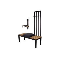 Ławka Industrialna z Wieszakiem