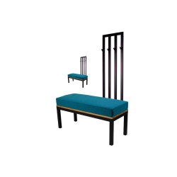 Ławka Industrialna z Wieszakiem