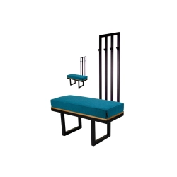 Ławka Industrialna z Wieszakiem