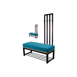 Ławka Industrialna z Wieszakiem