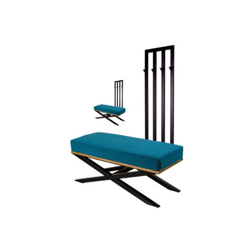 Ławka Industrialna z Wieszakiem