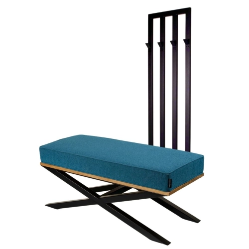 Ławka Industrialna z Wieszakiem